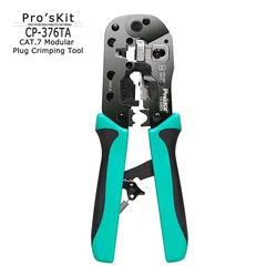 Multi Function Cable Pliers Pro'skit CP-376TA 3 In 1 CAT7 Modular Plug Crimping Tool 5 6 7 Port Clip Stripper Network Crimper