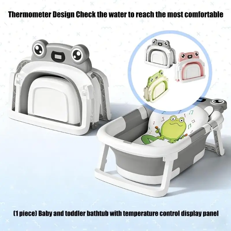 Baby Bath Tub with Removable Pad with Ergonomic Support & Comfort Not Slip Infant Bathtub for Newborns to Toddler Use A2UB