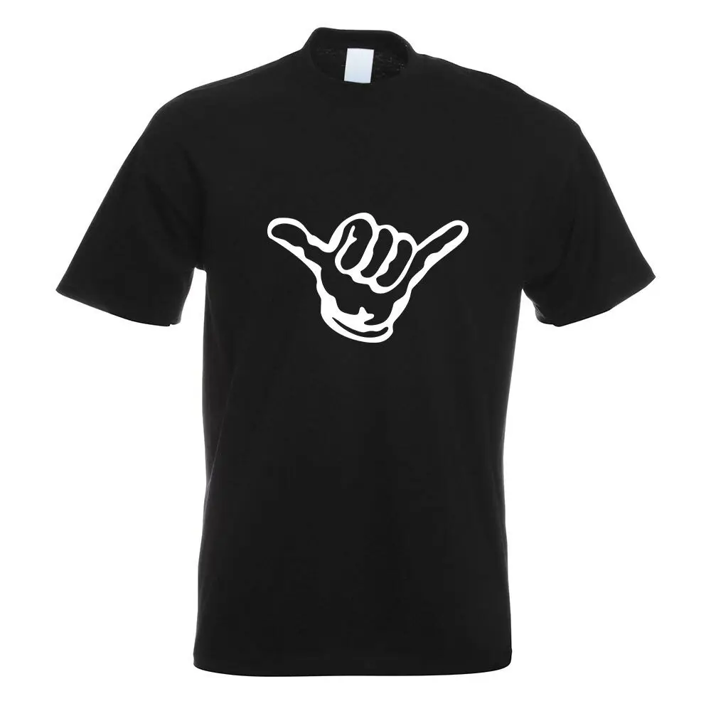 Colgar suelto - todo suelto - Patrón de camiseta Shaka impreso divertido diseño de camisa estampado