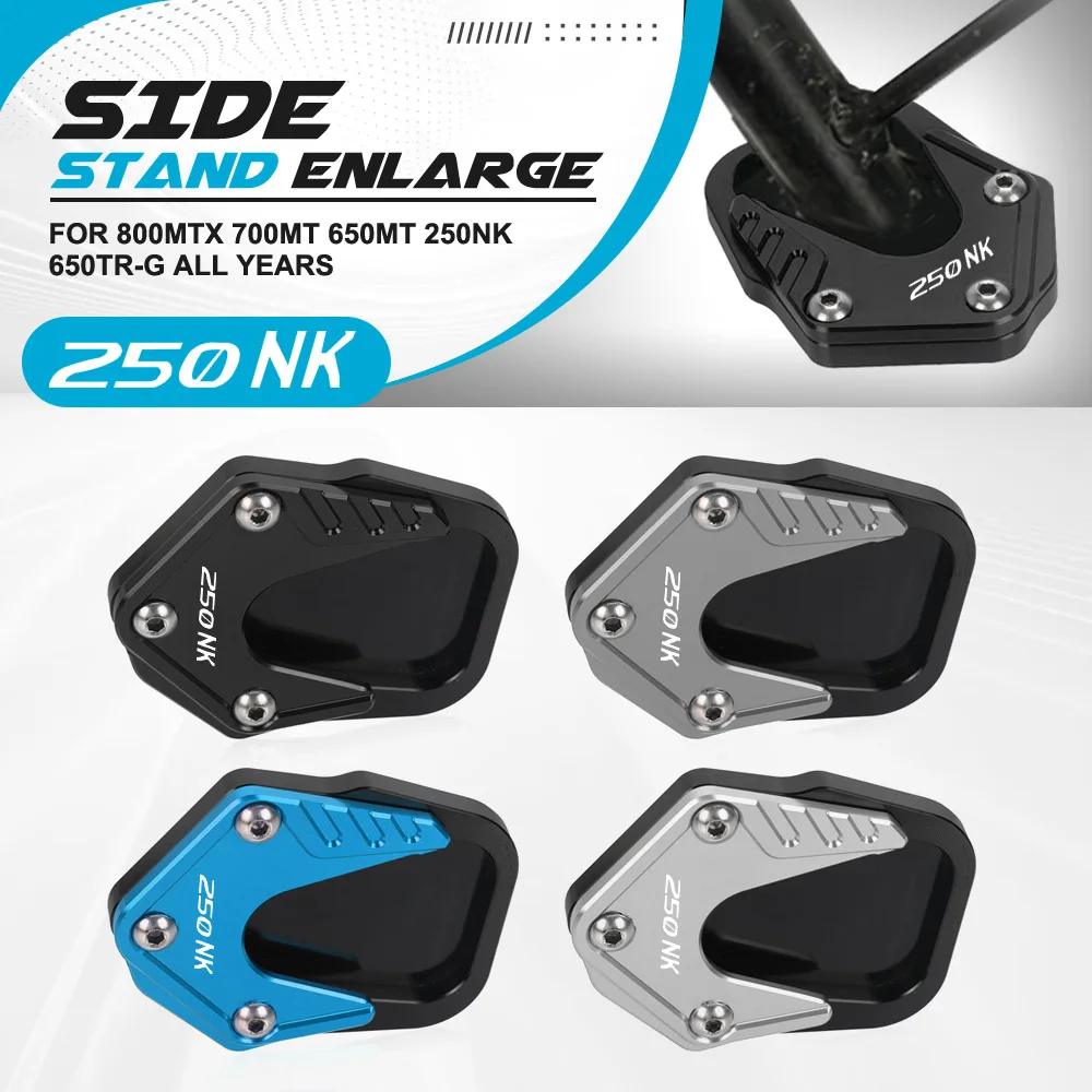 

FOR CFMOTO 800MTX 700MT 650MT 250NK 650TR-G All Years Motorcycle Accessories CNC Kickstand Side Stand Extension Pad Enlarge