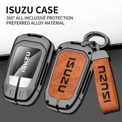 Car Smart Remote Key Fob Case Cover Shell Bag For Isuzu D-MAX MUX Truck DMAX 2015 2016 2017 2018 2019 2020 Keychain Accessories