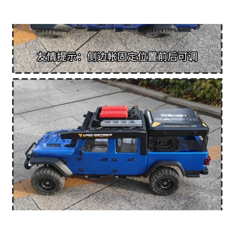 RLAARRLO JK07 1/7 الزاحف رف أمتعة طقم الديكور HB-1 تركيب غير مدمر Rc اكسسوارات ديكور سيارة