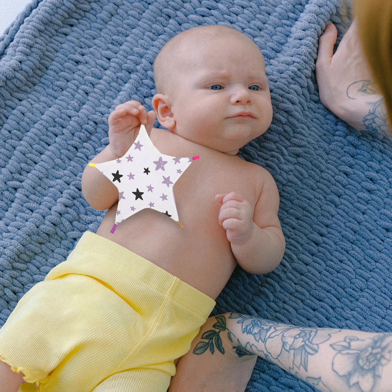 

Soothing Blanket Comforting Towel Security Pacifying Swaddles Infant Wearable Bump Design Soft Security Blanket
