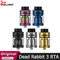 Original Hellvape Dead Rabbit 3 RTA Tank 3.5/5.5ml Atomizer Postless Deck Vape 25mm E Cigarette Vaping
