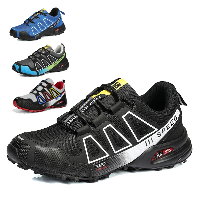 

Men‘s Waterproof Hiking Shoes Outdoor Wading Shoes Lace-up Climbing Sneakers Women Trekking Sneakers Anti-slip Walking Trainers