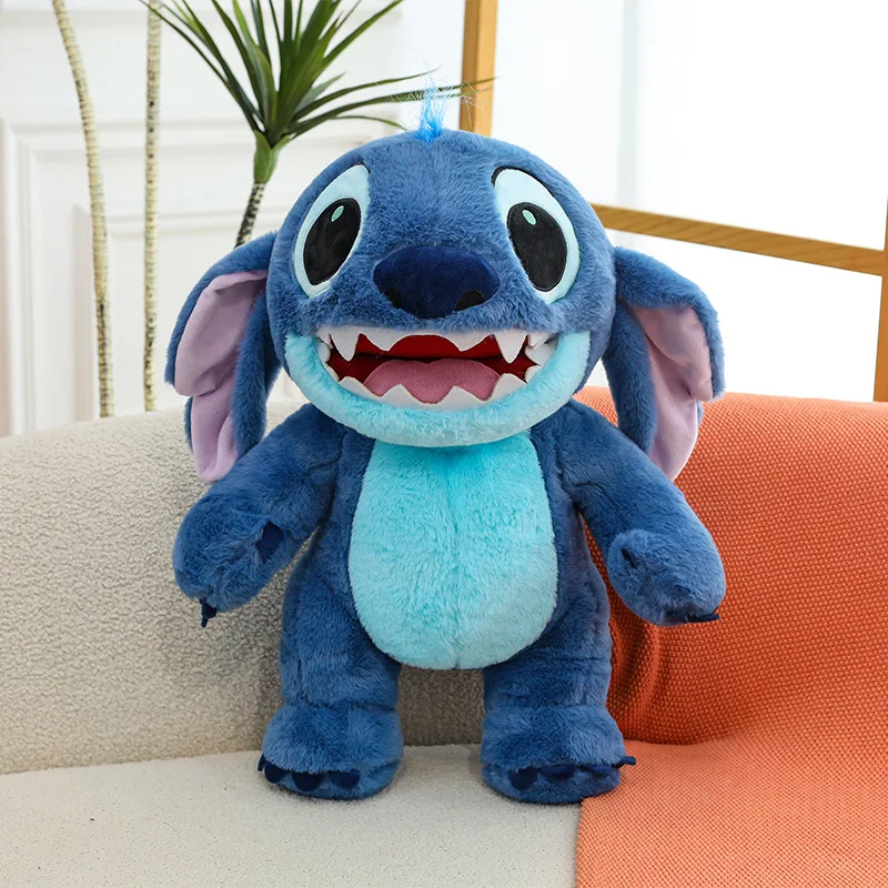 

30/40cm Lilo&Stitch Plush Toys Kawaii Pixar Anime Cartoon Plushie Big Mouth Stitch Dolls Soft Stuffed Pillow Gift For Kids