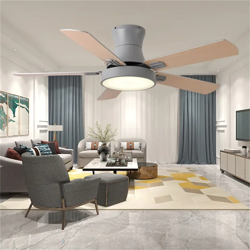 ULANI Modern Fan Light LED Luxury Living Room Restaurant Bedroom Study Ceiling Fan Light Remote Electric Fan Light