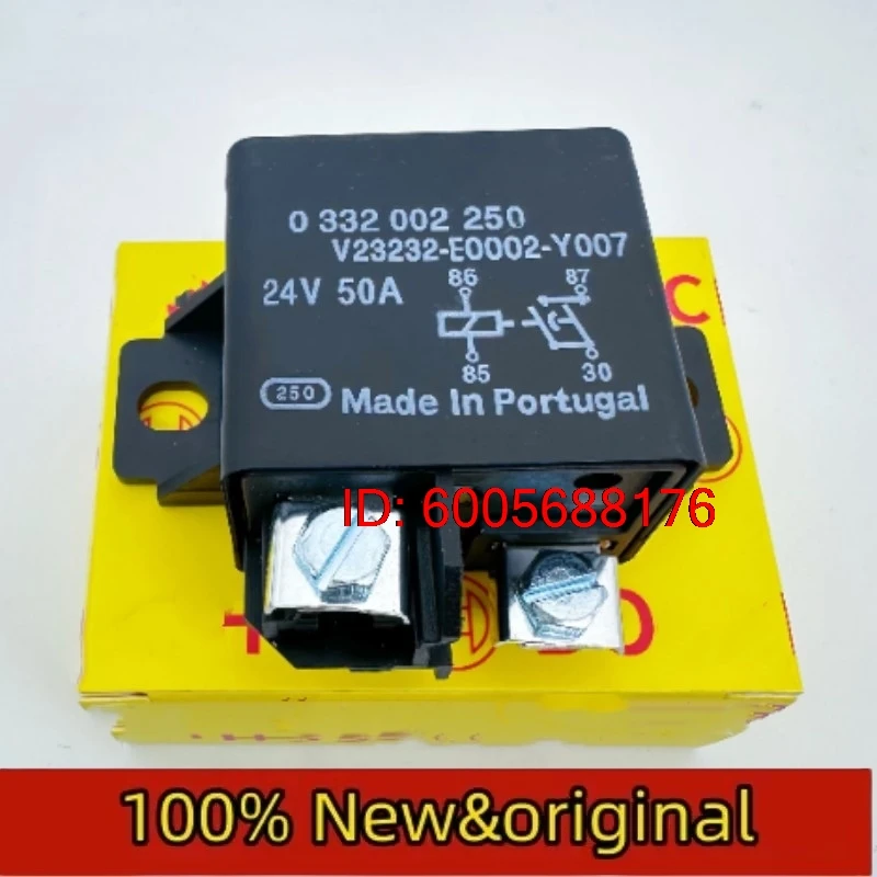 5pcs New Relays V23232-E0002-Y007 Car Excavator 0332002250 Relay 0 332 002 250