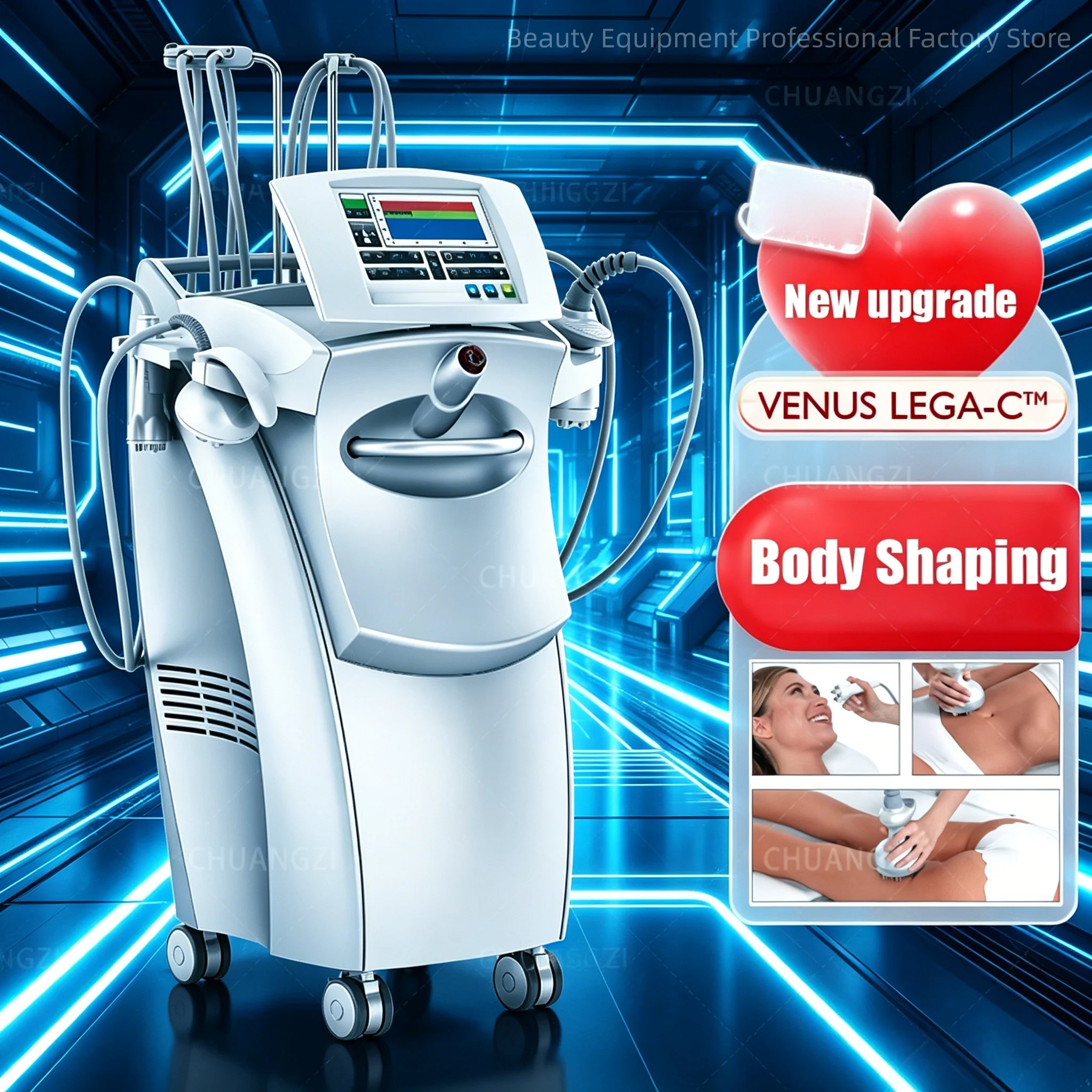 Venus Legacy Professional Skin Tightening and Cellulite Removal Vacuum Slimming Device Suitable for Beauty Salons