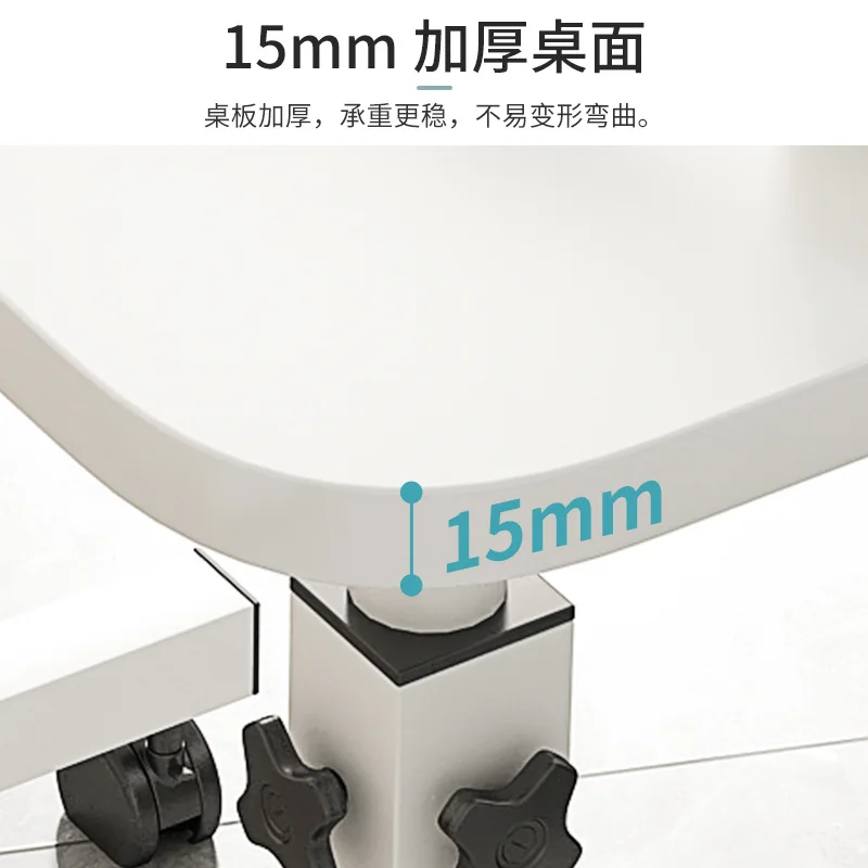 Foldable simple computer table mobile sofa side table lifting bedside table bedroom notebook