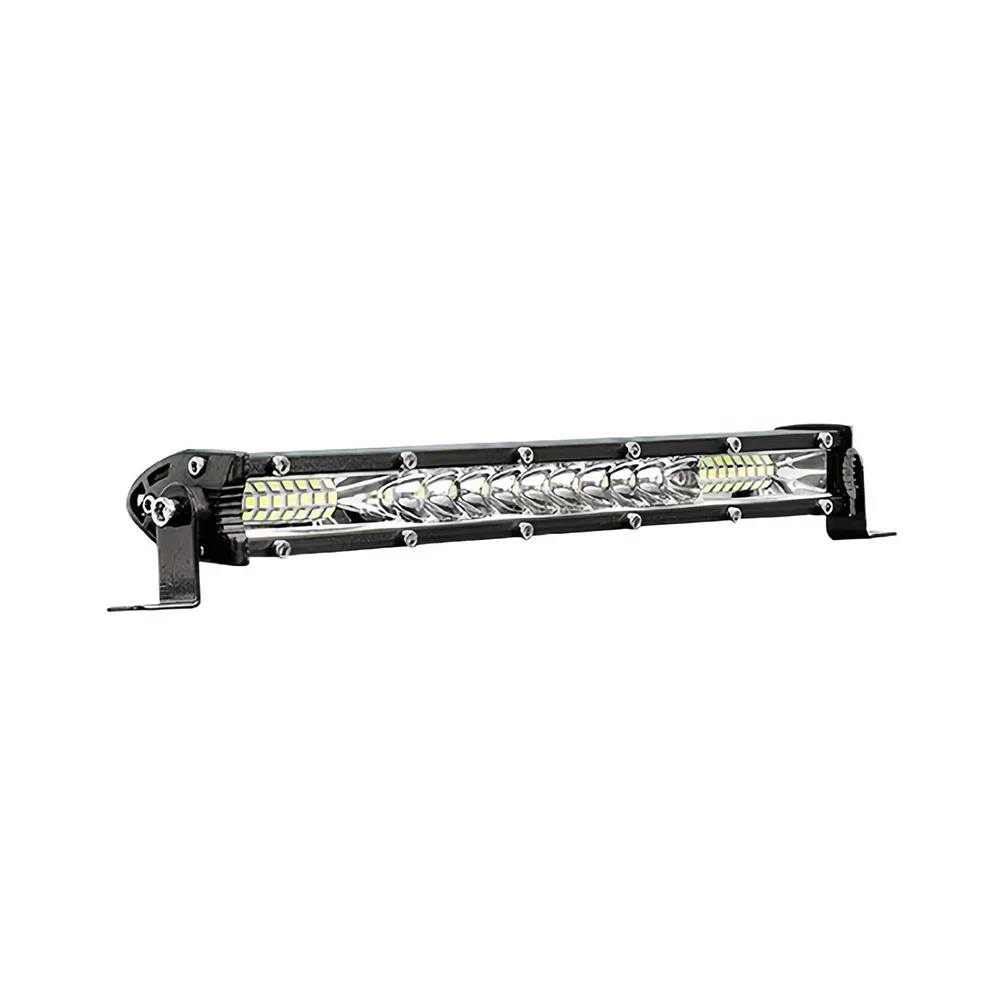 LED Light Bar Amber 10 Inch 13500LM Output IP68 Waterproof All Aluminum Housing for Off-Road Trucks SUVs ATVs UTVs and Boats