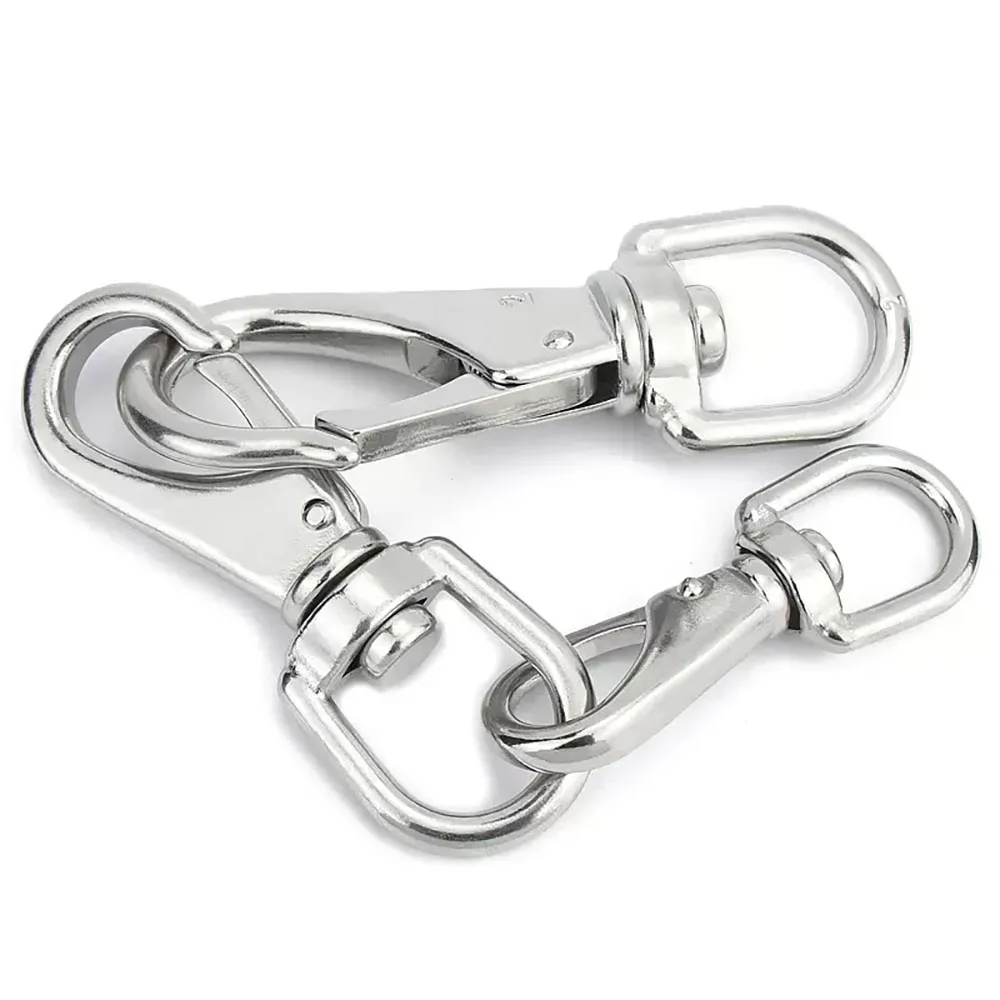 M4 M5 M6 M7 Universal Spring Buckle Keychain Swivel Ring Rotatable Dog Chain Connecting Hook Handbag Quick Hooks Pet Belt Buckle