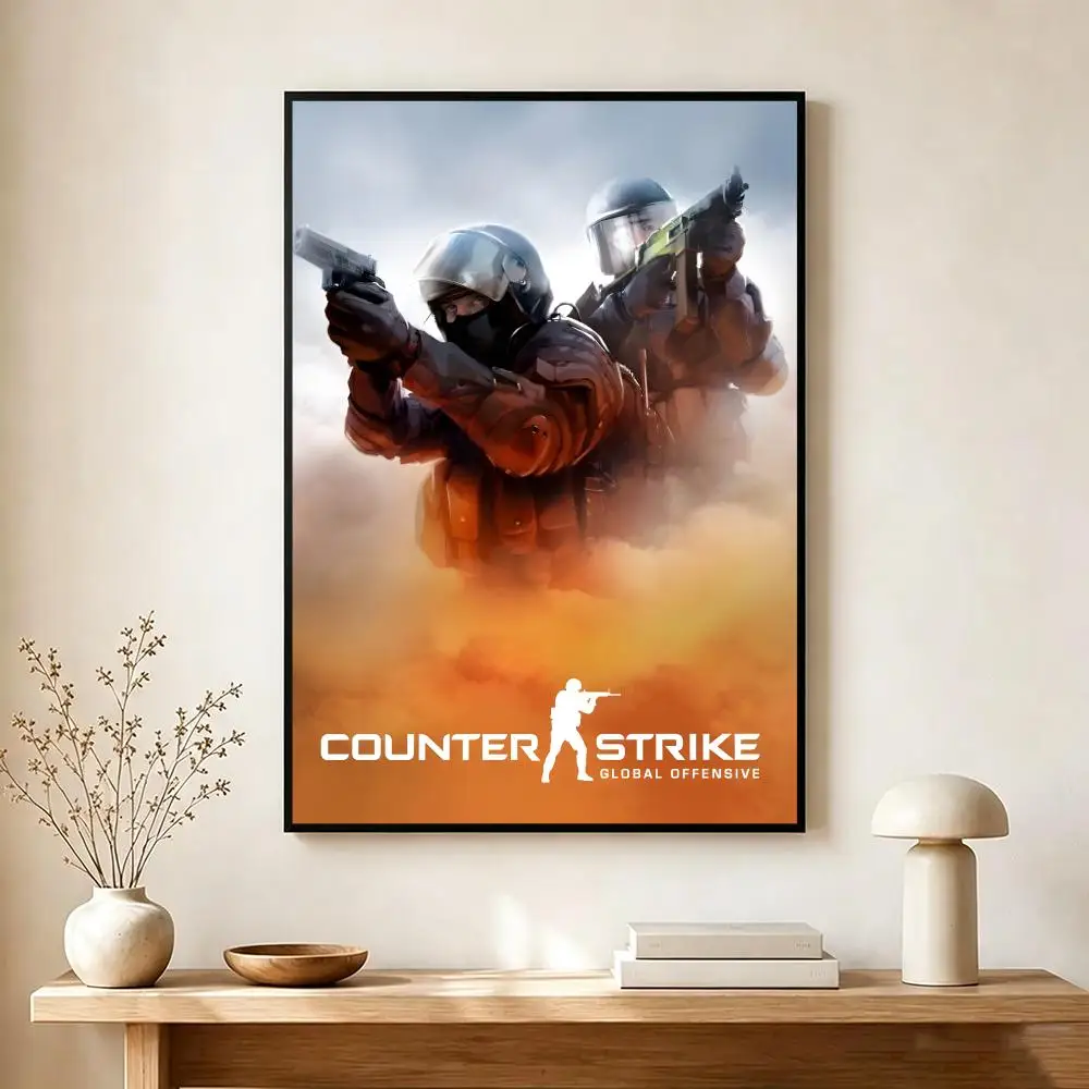 Tactical Game C-Counter Strike CS Poster Modern Home Decoration Interior Design & Contemporary Wall Art Collection