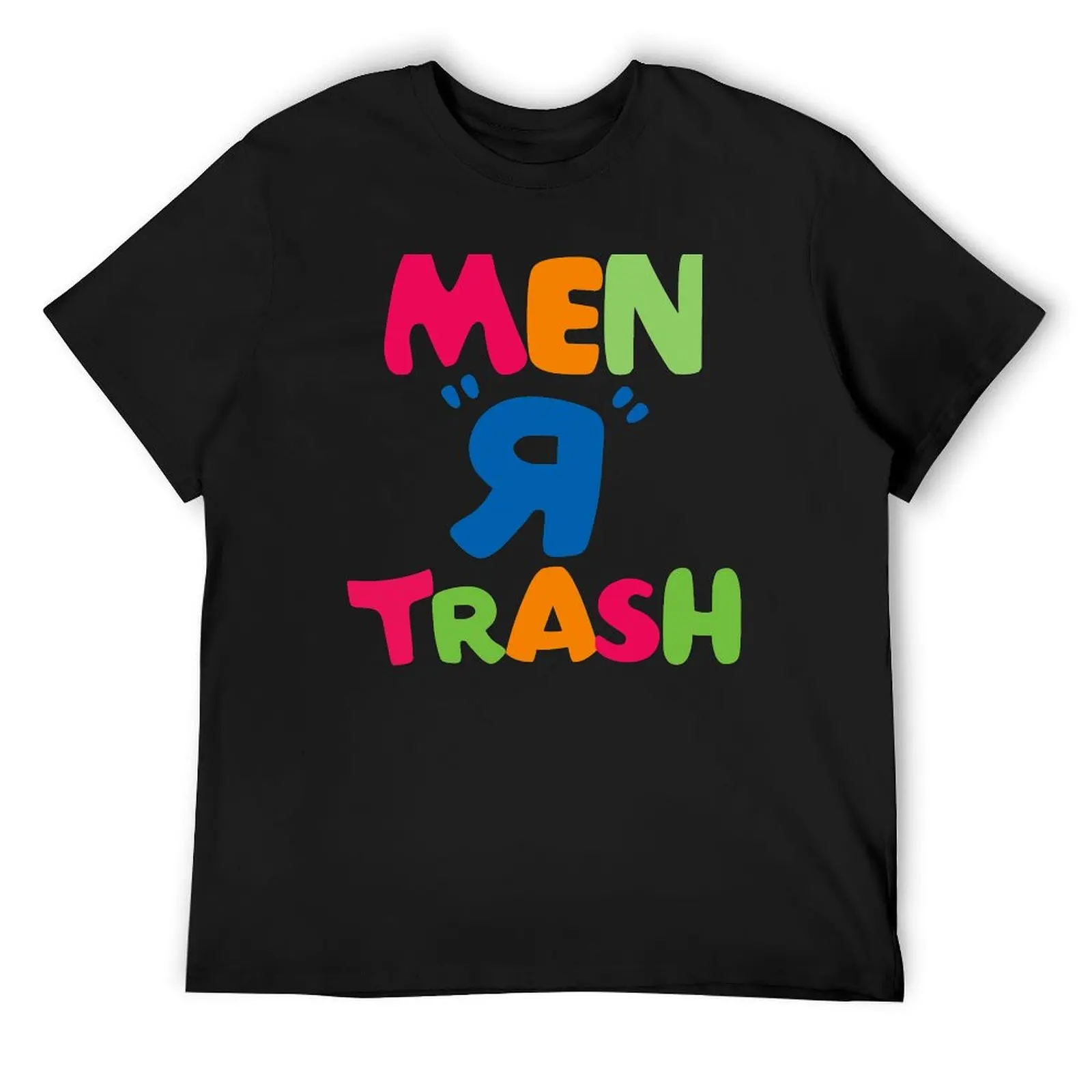 Men R Trash T-Shirt blacks oversized t shirt quick drying Short sleeve tee t shirts men