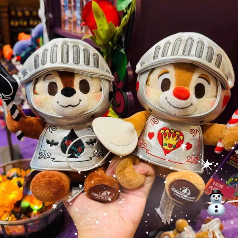 New Original Disney 2024 Halloween Chip Dale King Cartoon Doll Cute Ice Cream Doll Collection Children Birthday Christmas Toy