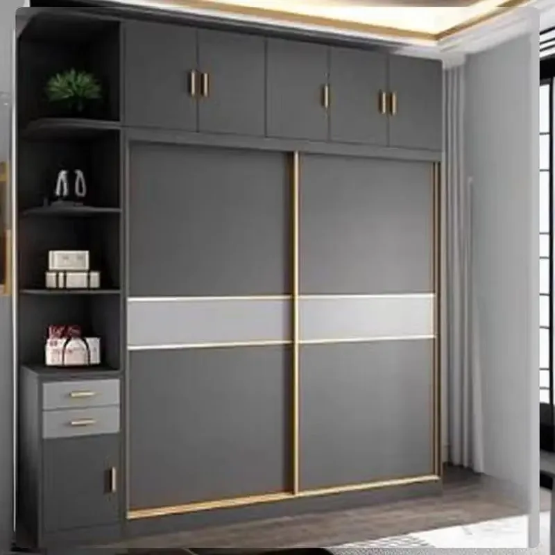 

Modern Hanging Clothes Wardrobes Nordic Modular Space Saving Adult Closet Clothes Display Lounges Armadio Guardaroba Furniture