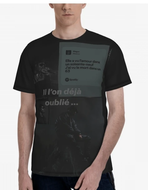 

Werenoi Classic Album Commemorative Short Sleeve Unisex Fashion T-Shirt Kids Quick Drying Clothes