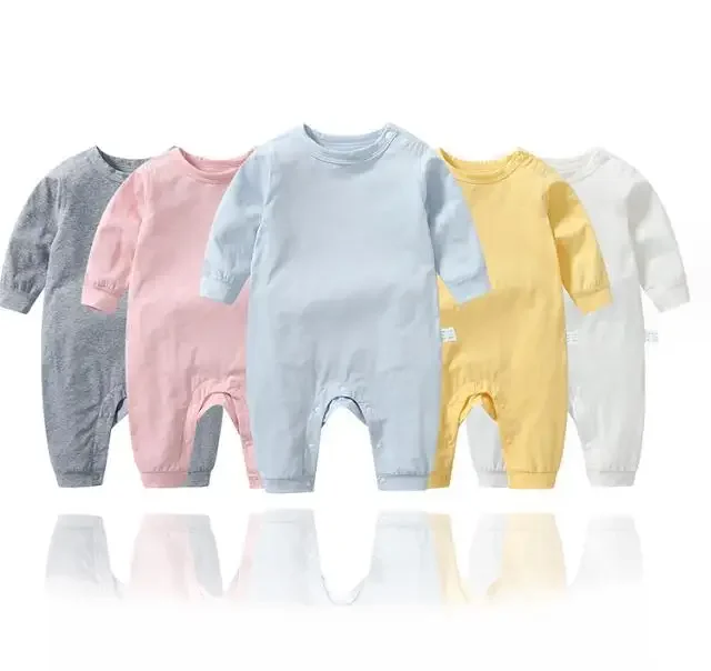 

2024 Newborn Baby Girl Cotton Bodysuit Clothes New Born Baby Body Set More Color