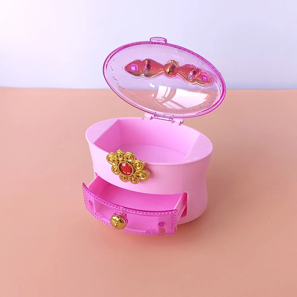 Children's Treasure Chest Storage Container Jewelry Plastic Case for Hair Accessory