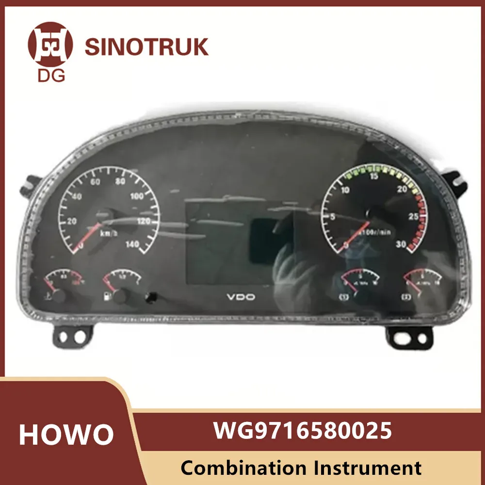 

Combination Instrument WG9716580025 For Sinotruk Howo Truck Cabin Cluster Parts Dashboard Panel