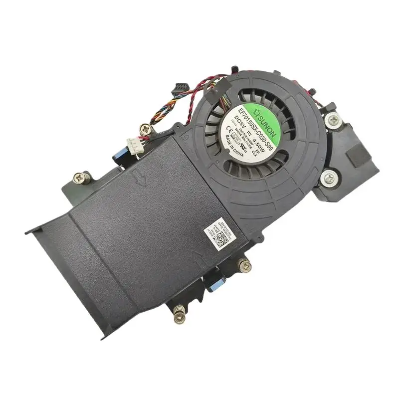 مشعاع DELL Optiplex Micro 3020 3020M، مروحة تبريد، مكبر صوت CN-019P4P 019P4P 19P4P CN-0KG9KP KG9KP 0KG9KP 100% يعمل باللون الأسمر