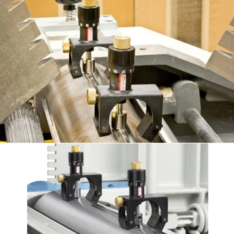 النجارة المغناطيسي المسوي شفرة إعداد الرقصة، قابل للتعديل المغناطيسي المسوي موصل شفرة سكين الورنية الارتفاع ضبط الرقصة مقياس