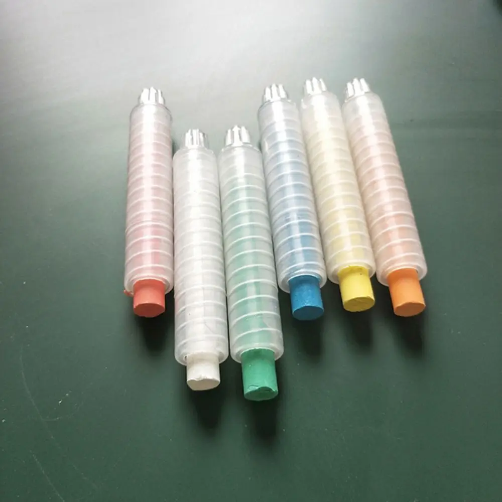 5PCS/Set New Adjustable Washable Reusable Extender Chalk Pen Holder Chalk Clip Cover Chalk Protector