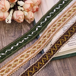 2 Yards Braid Trim Woven Gimp Braid Trim for DIY Crafts Sewing Curtain Costume Accessorie Decorative