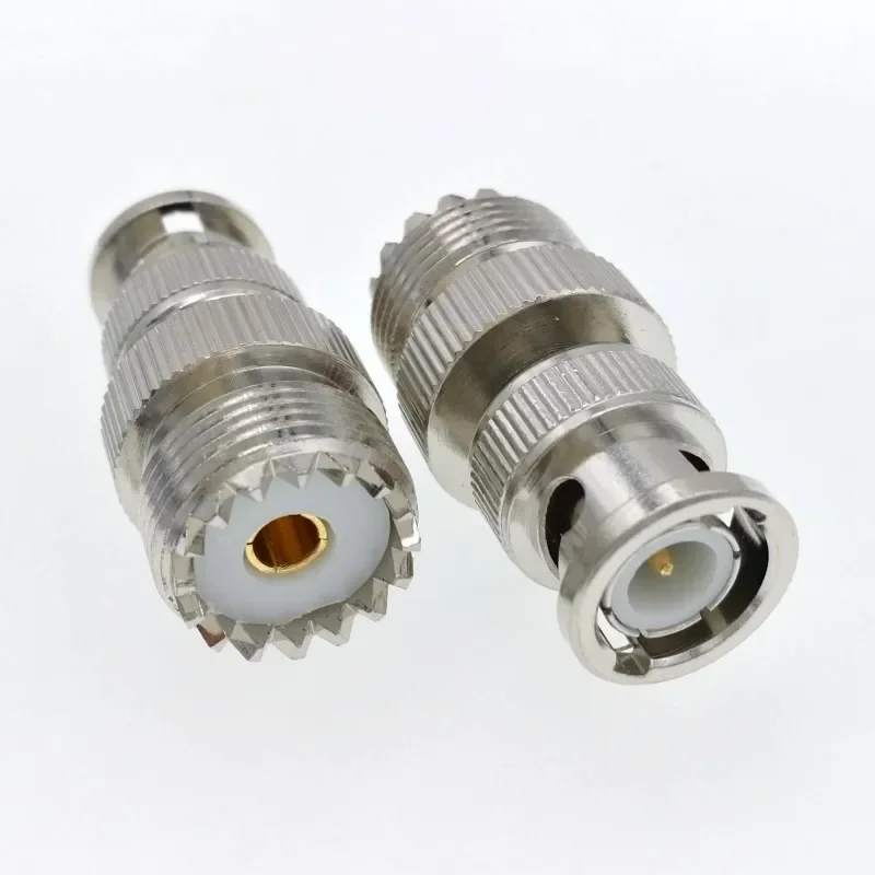 

50pcs UHF Female SO239 SO-239 Jack To BNC Male Plug RF Coaxial Adapter Connector