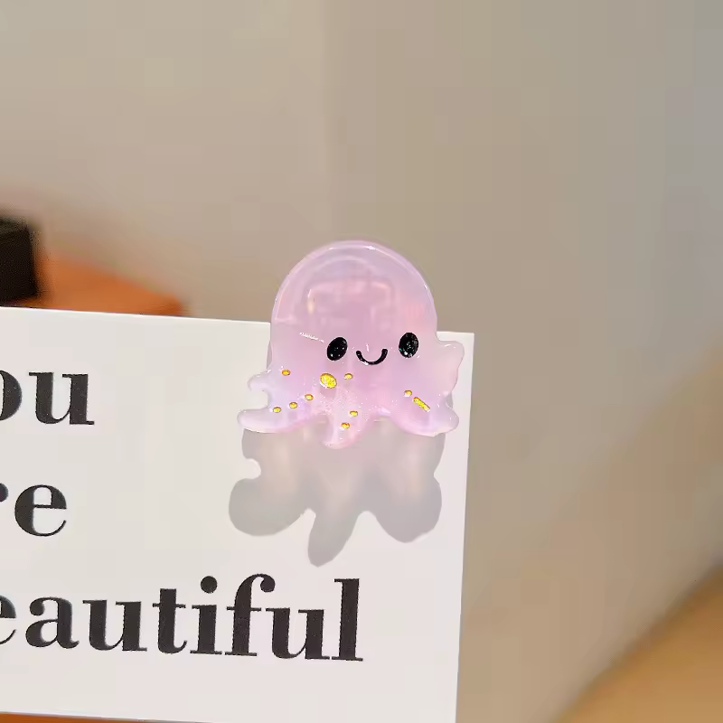 4.5cm Mini Cute Claw Clip Small Girl Hair Claw Semi Transparent Bangs Side Clip Small Shark Clip Women's Hair Apparel Accessory - Image 25