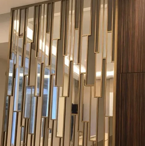 Modern partition trends transform living room interior wall partitions