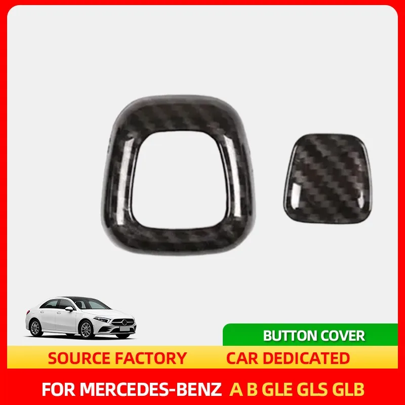

Наклейки для интерьера, металлический автомобильный Стайлинг, кнопка подъема подъема, регулируемая крышка, наклейка для Mercedes Benz A B GLE GLS GLB Class W1