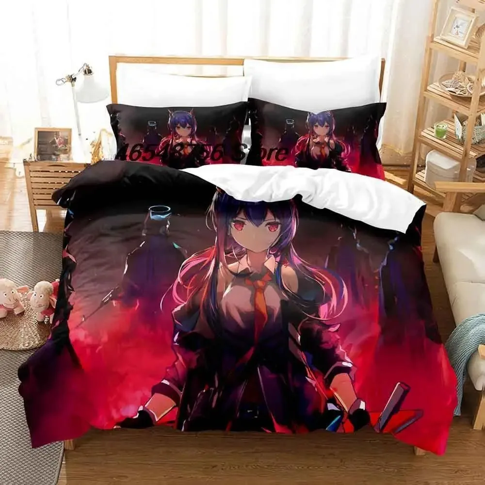 

3d Printing Game Arknights Bedding Set Single Twin Full Queen King Size Bed Set Adult Kid Bedroom Duvet cover Sets Home Textiles