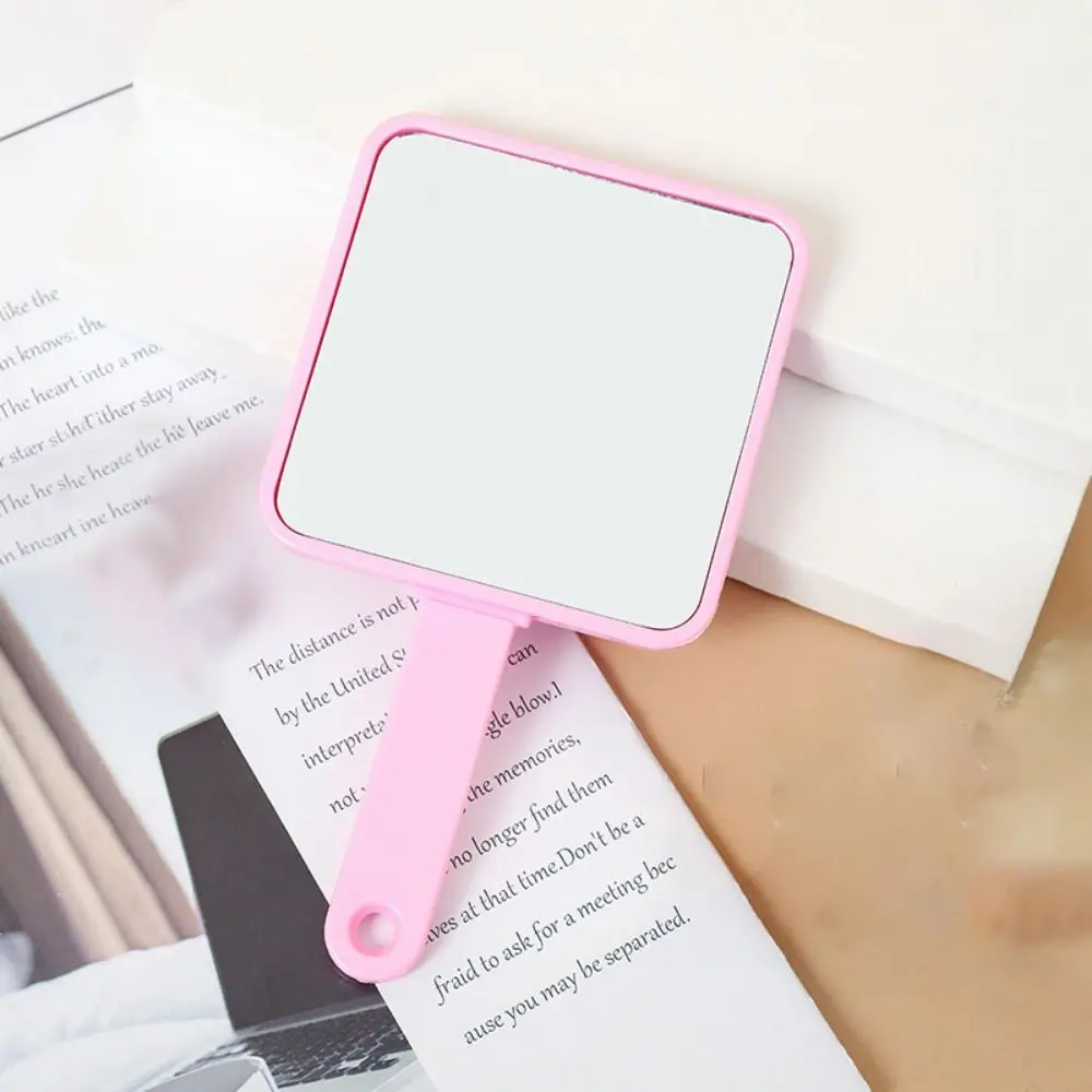 Exquisite With Comb Square Handheld Mirror Two in One Anti-static Makeup Mirror High definition Beauty Mirror Cosmetic