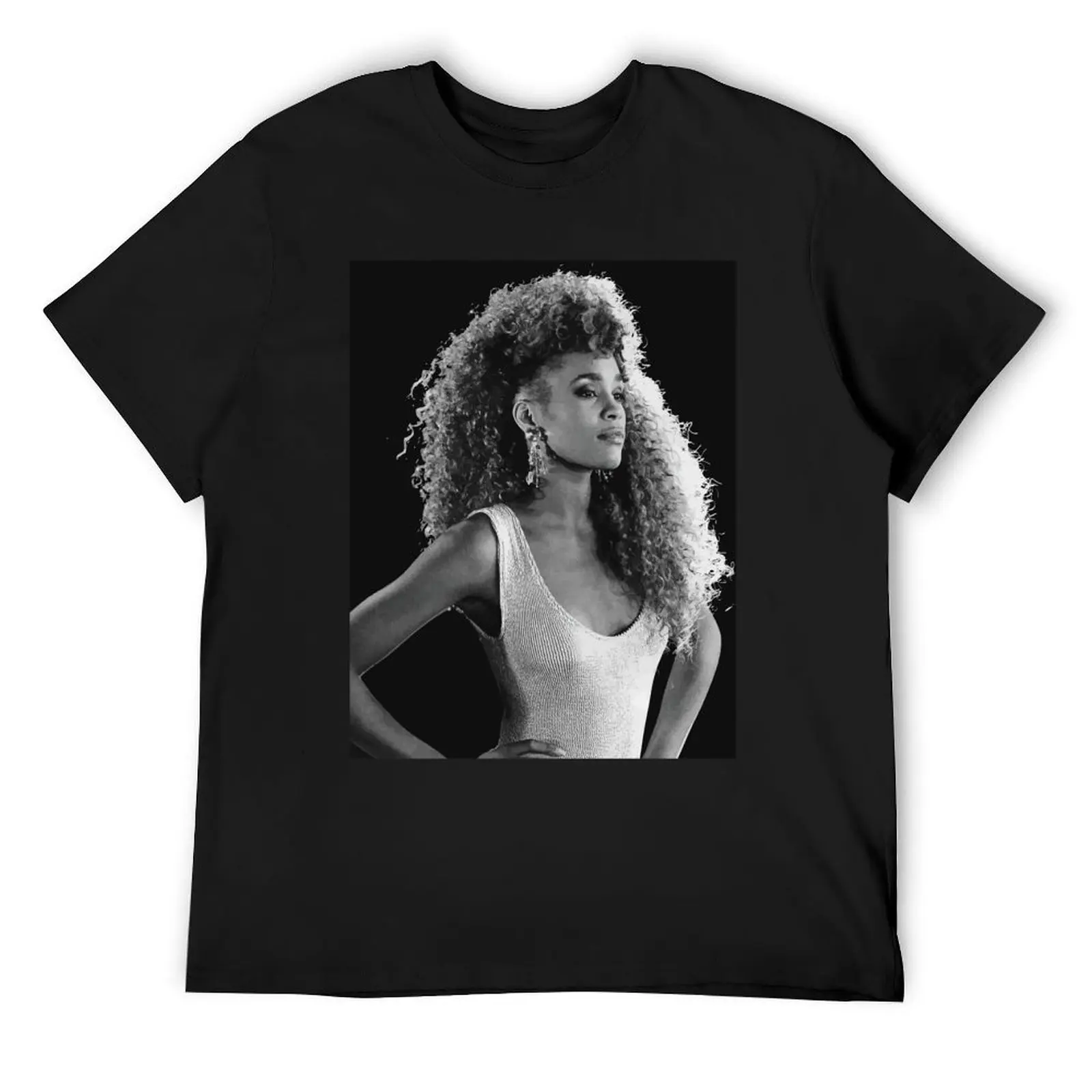 

Белая футболка с принтом Whitney Houston, простая забавная рубашка, хлопковые футболки на заказ, дизайнерская футболка для мужчин