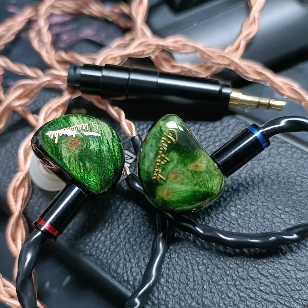 Tiandirenhe TD18 Flagship 11mm DLC Driver In-Ear Earphone IEM Earbuds 2.5/3.5/4.4mm Plug 0.78mm cable Wired HIFI high-resolution