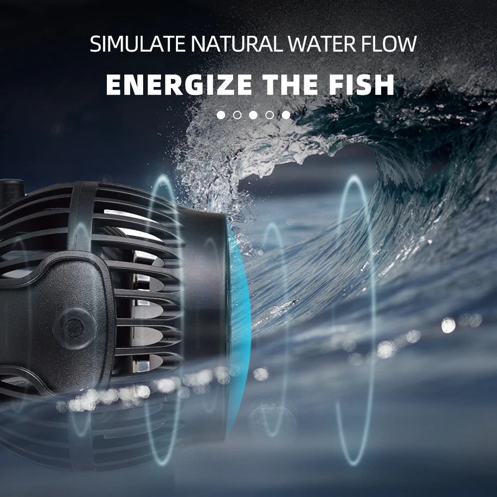 Imagem -04 - Jebao-wave Maker Aquarium Fish Tank Water Pump Série Aow Novo 2023