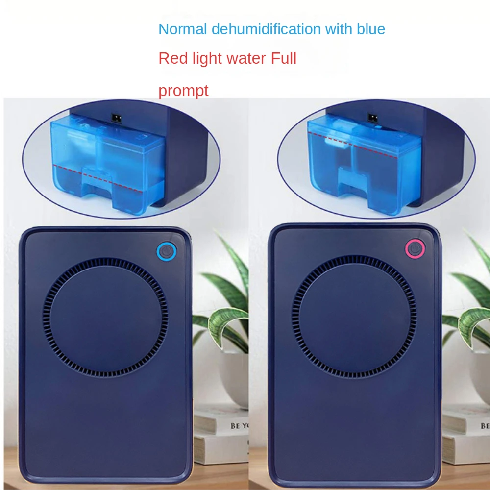 Осушитель для дома, 1 л резервуар для воды, умная сушилка, увлажняющая машина для спальни, маленький бесшумный осушитель воздуха, автоматическое отключение