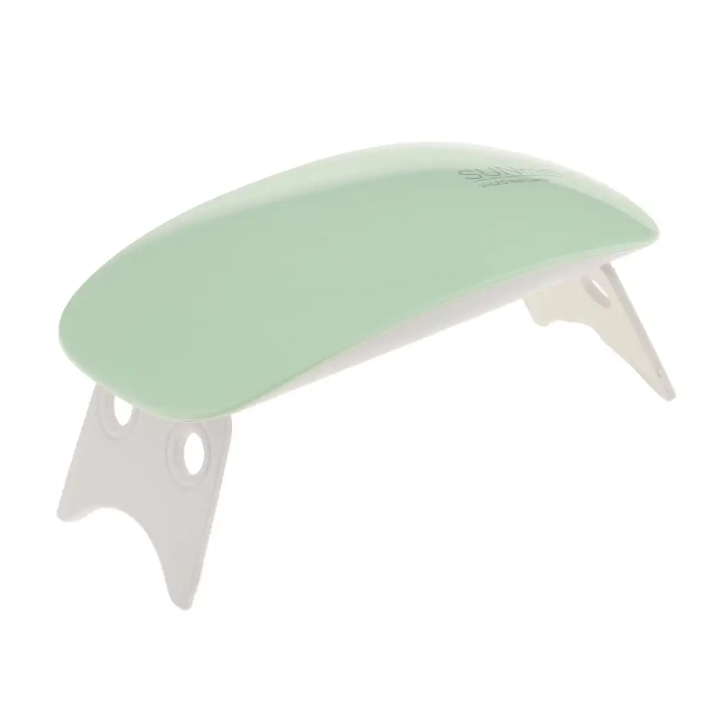 Light Lamp Gel Acrylic Polish Curing Nail Dryer + 6 Bulbs - Green, as described