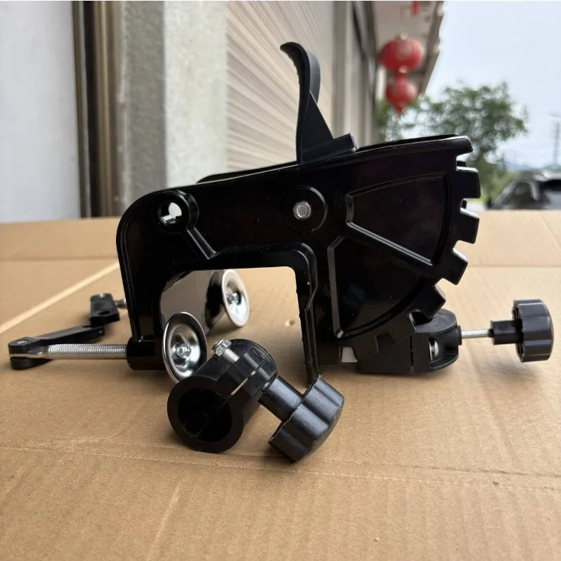 Aluminum Alloy Hanger Bracket Assembly, Electric Outboard Thruster Clamping Bracket Height Adjustment Rod Marine Accessories