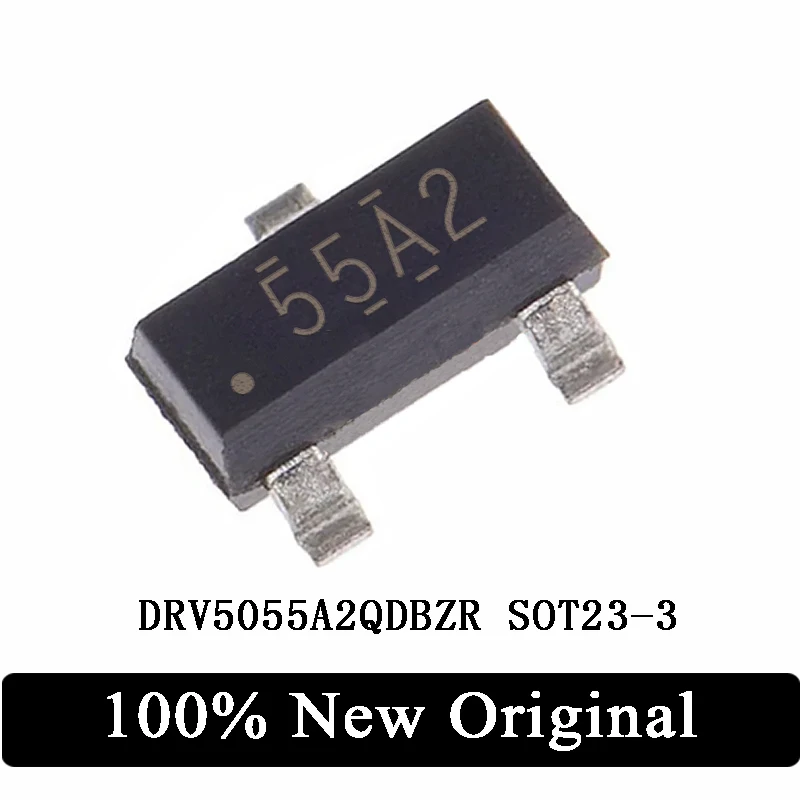 

100% New Original DRV5055A2QDBZR DRV5055A2QDBZT DRV5055A2 SOT23-3 QDBZ QDBZT Magnetic Sensor IC Chip In Stock