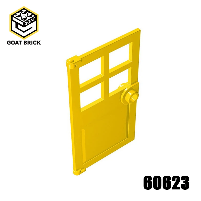 

1 шт. детали MOC 60623 двери 1x4x6 с 4 панелями, совместимые кирпичи, сделай сам, сборка, строительные блоки, частицы, детская головоломка, игрушка для мозга, подарок