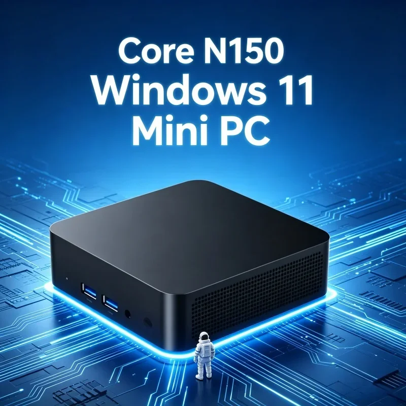 

Windows 11 Pro Core N150 Mini PC 32GB RAM 1TB/2TB SSD BT5.2 WiFi6 4K HD Office Gaming PC, Agile with 3 Years Warranty