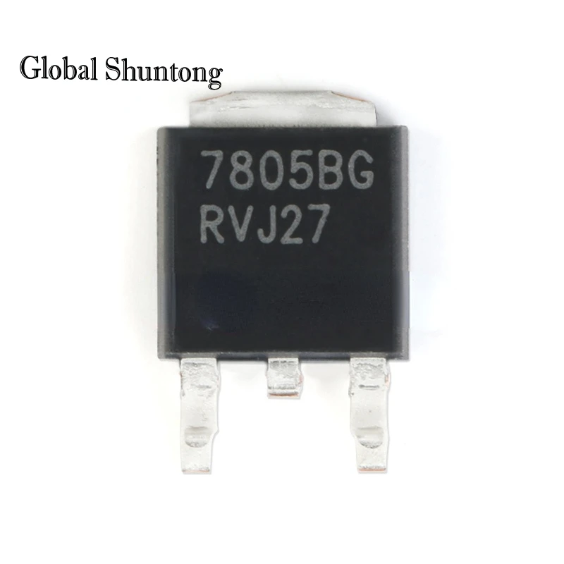 10Pcs 100%Original Electronic Component TO-252-2 5V 1A Positive Output Linear Regulator MC7805BDTRKG