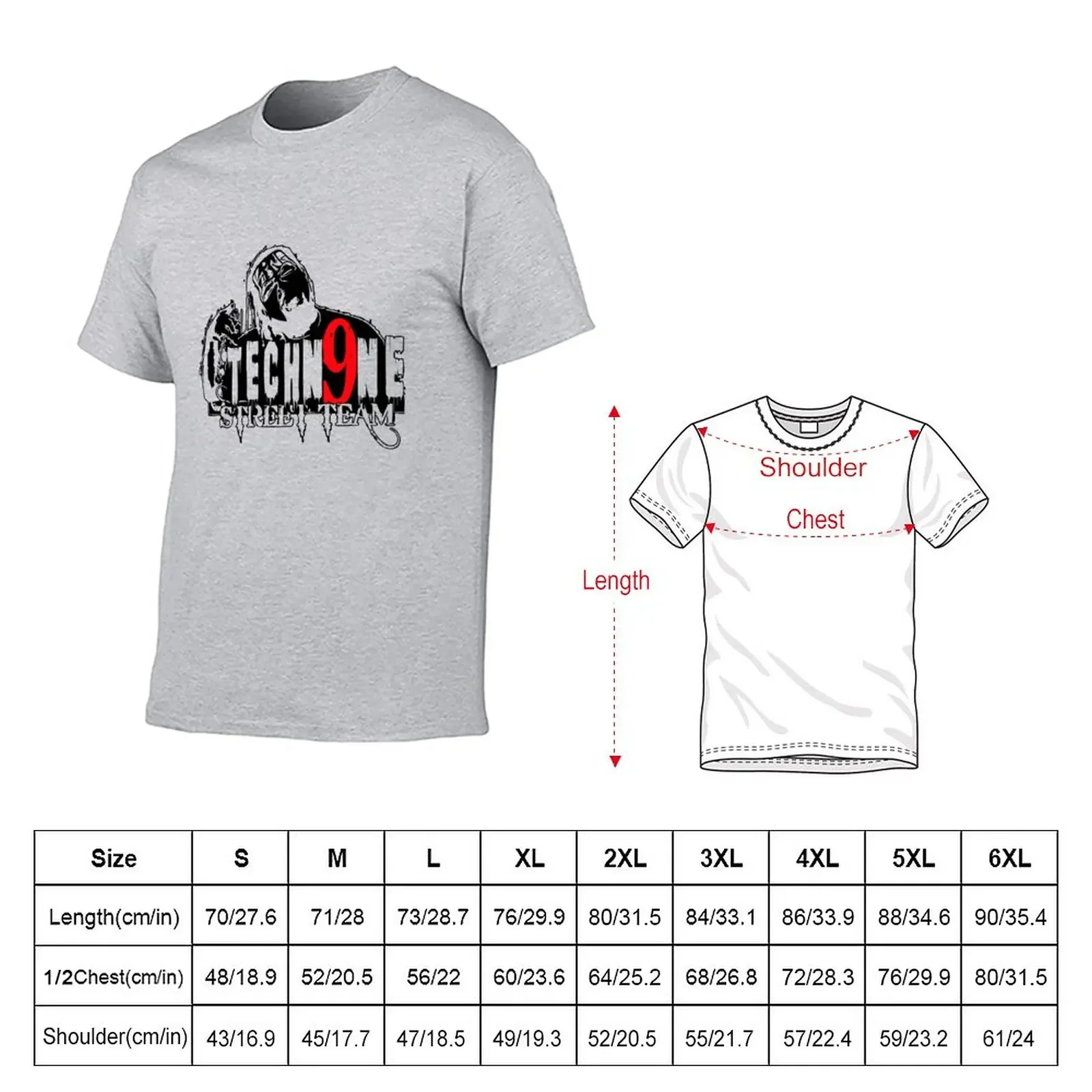 Tech Nueve T-Shirt man clothes Anime t-shirt Men's t shirts