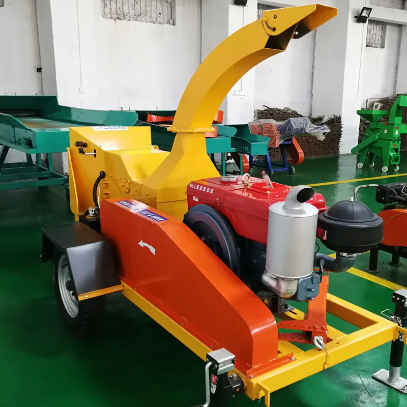 Physical Self Operated Branch Crusher, Crushing Equipment, Machinery Suitable For Fruit Tree Wood Boards And Branches
