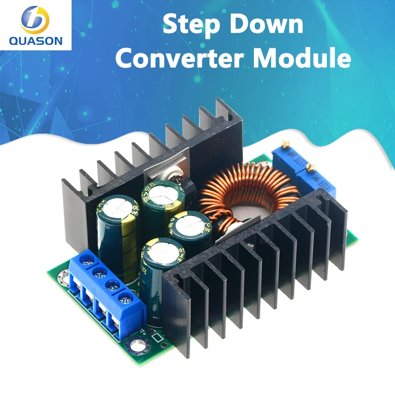 300W XL4016 DC-DC Max 9A Step Down Buck Converter 5-40V To 1.2-35V Adjustable Power Supply Module LED Driver forArduino