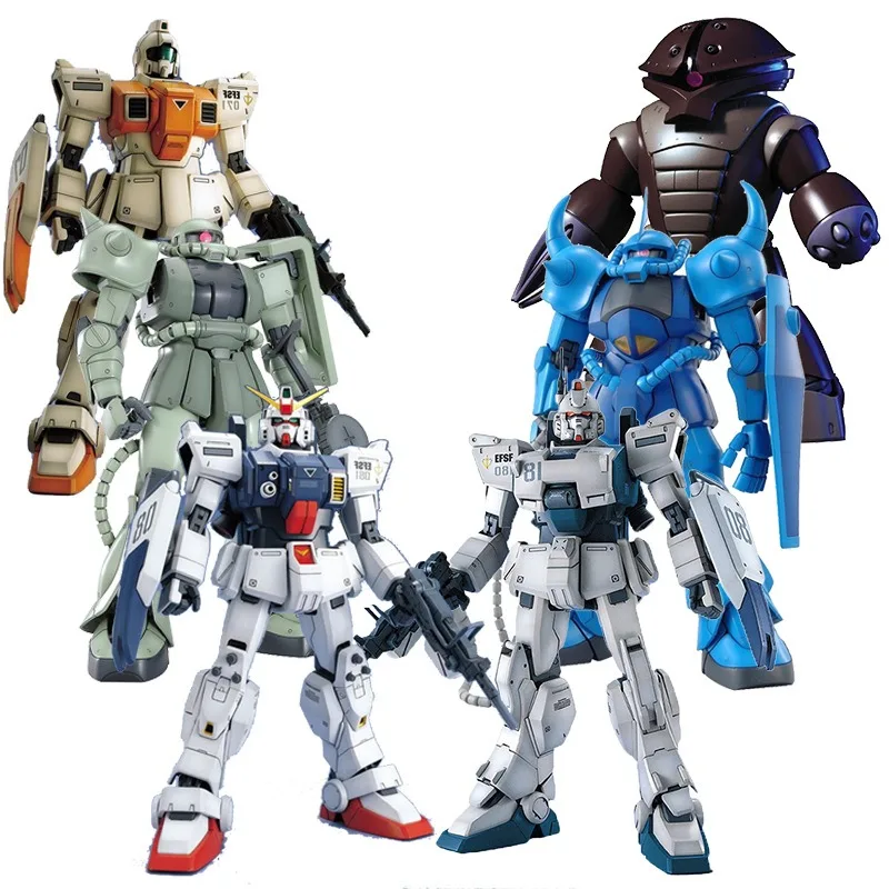 

Bandai MG 08 Squad 1/100 Gundam Zagu Jim Turtle Tiger, Assemble Gundam Model
