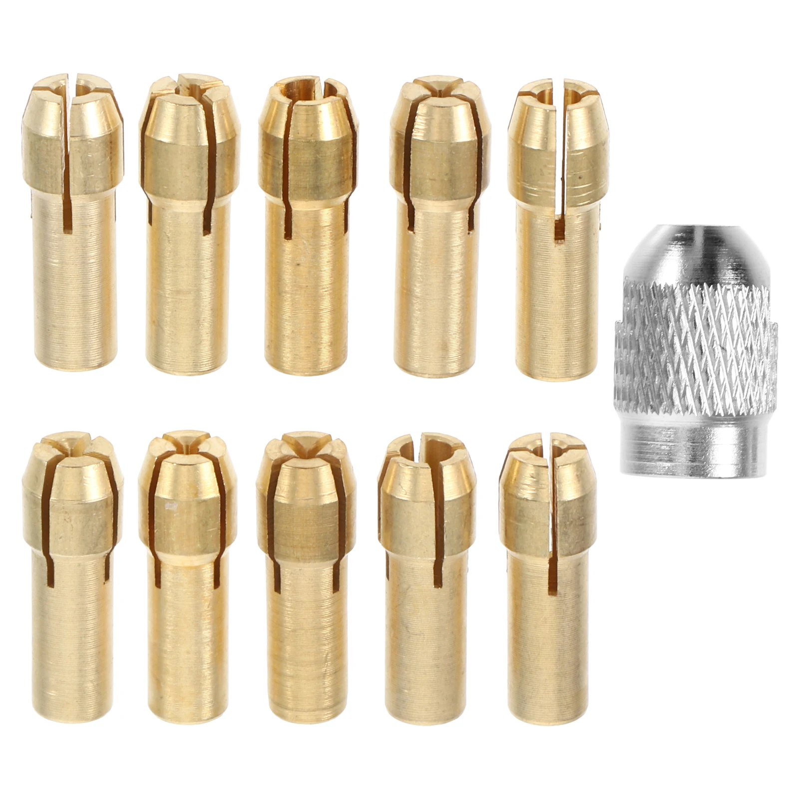 1 set 1 Set Miniature Drill Chuck Rotary Tool Multi-Function Clamping Collet For Grinding Machine Nut Carving