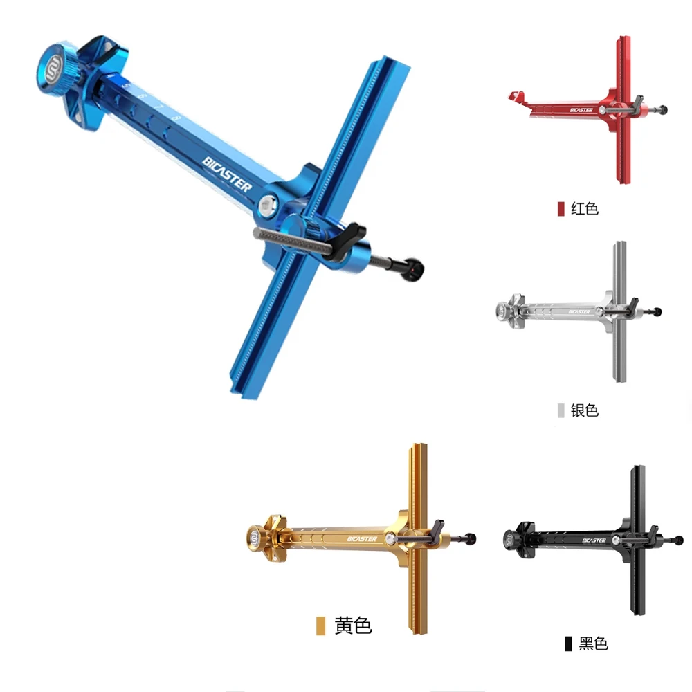 

BICASTER 9inch Recurve Bow Sight Aluminum Alloy with fiber Optic Pin Aiming Tool Shooting Hunting Archery Accessories